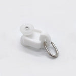 rideaux rouleau blanc moderne poulie rail accessoire maison intelligent crochet anneaux métalliques
