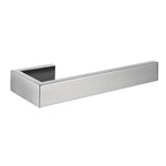 porte serviettes moderne acier inoxydable brossé argenté fixé vis ensemble quincaillerie salle bains métal