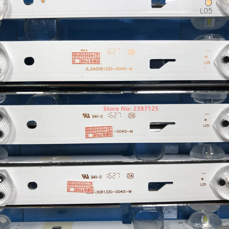 bande led blanc moderne adhésif 8led 755mm connecteurs électriques professionnel