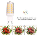 ampoule led g9 5w 7w 9w 12w 2700k 6500k carrés dorés moderne 50000h