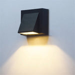 applique murale led moderne étanche ip65 noir mat extérieure 10w 220v