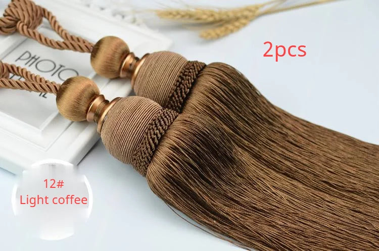 rideau tieback soie synthétique tassel classique moderne accroche fenêtre décoration chambre salon