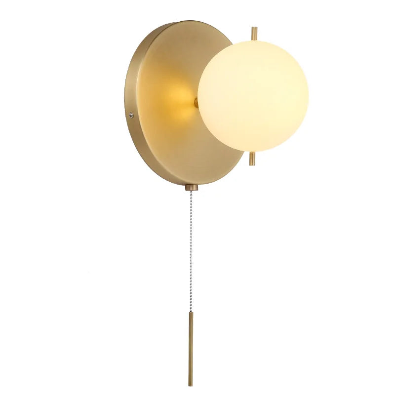 applique murale moderne minimaliste or brillante éclairage quotidien murale led 10 15m² cuisine chambre