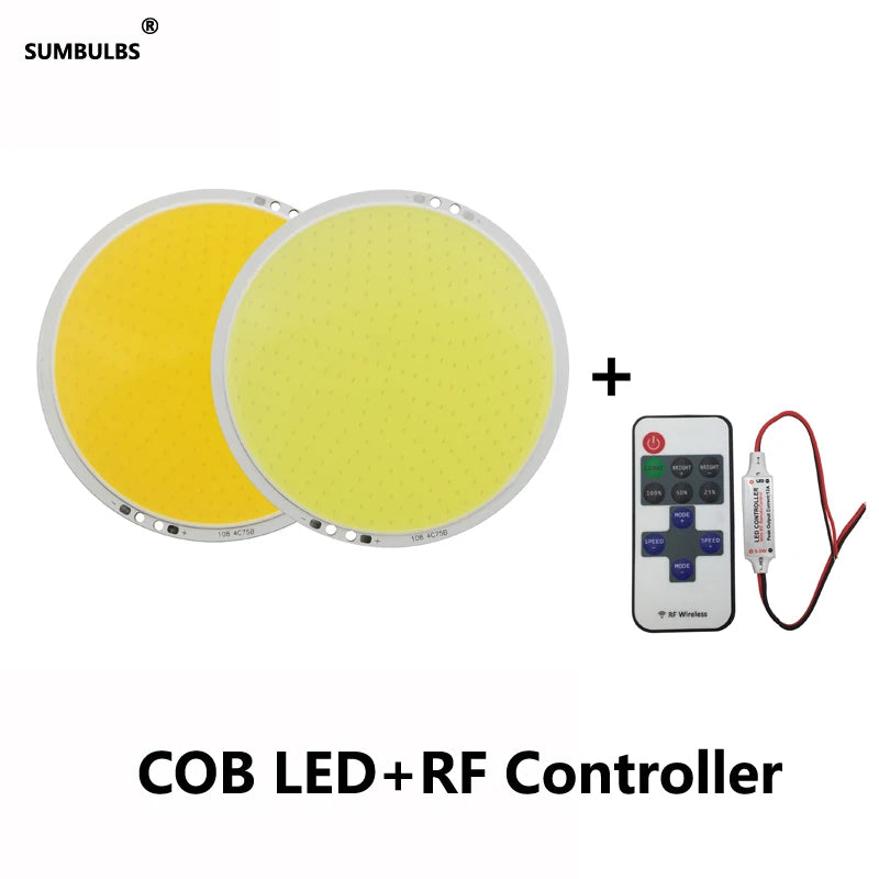 plaque led cob blanc froide moderne télécommande 2000 lumens 120 degres