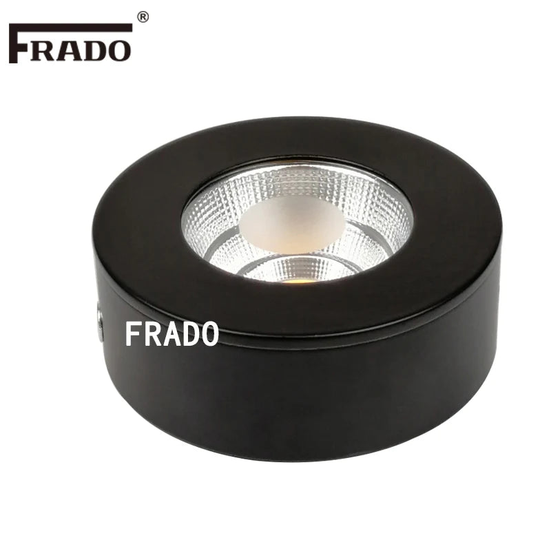 Spot LED moderne noir blanc 5W 7W 4000K 3000K câble vis fixationflux249 2000