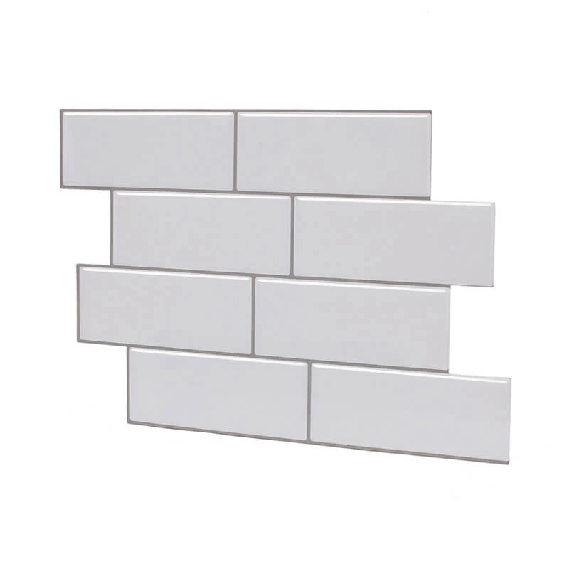 carreaux muraux 3d rouges adhésifs modernes lot pièces brillants décoration intérieure