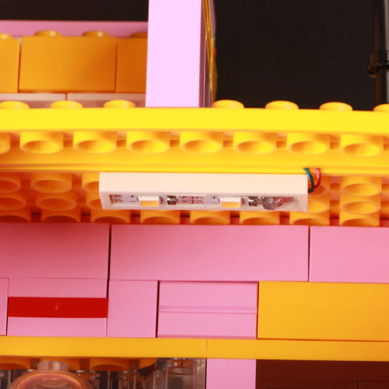 briques lego lumineuses vert bleu rouge blanc orange jaune rose usb câbles moderne ludique