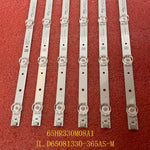 bandes rétroéclairage blanc réutilisable modernes téléviseur sans câble aluminium unique