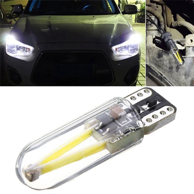 ampoule led t10 w5w 194 haute puissance 2400 lumens blanc moderne transparent 12v 3w