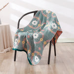 serviette bain coton bio rapide absorbant moderne motif géométrique blanc bleu orange gris