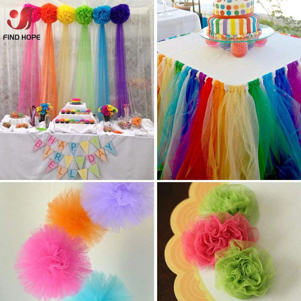 tulle multicolore tissu organza translucide rose vert bleu noir blanc orange rouge violet jaune