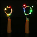 guirlande led guirlande bouteille liège lumineuse couleur chaud fêtes transparent festive