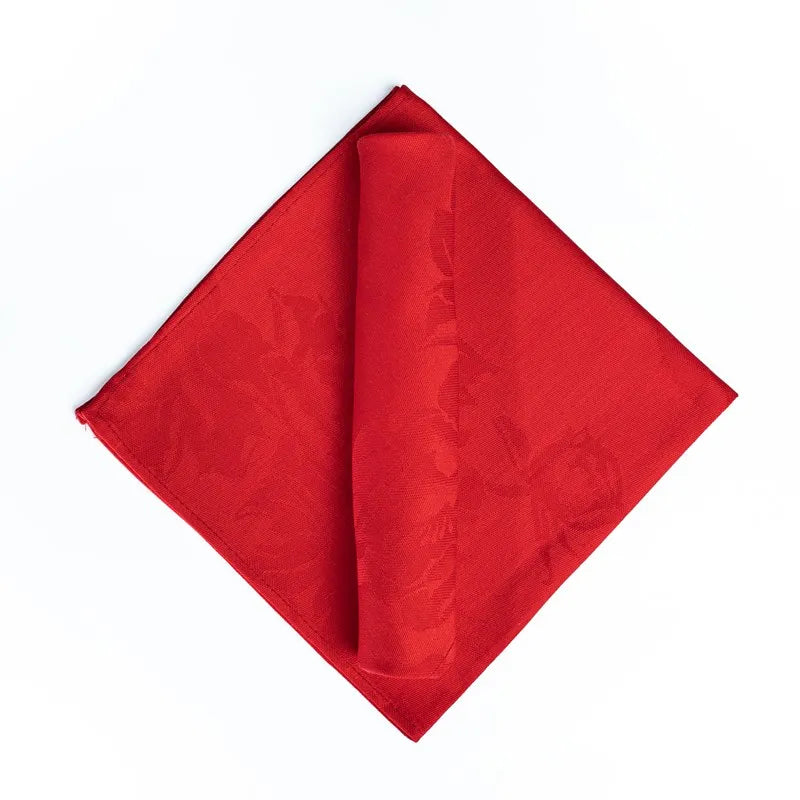 serviette rouge imprimée floral adhésive moderne usage maison restaurant