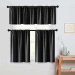Détail du tissu en polyester coton du rideau noir