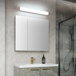 lampe salle bains éclairage blanc moderne fixe mur 220v led 55cm aluminium