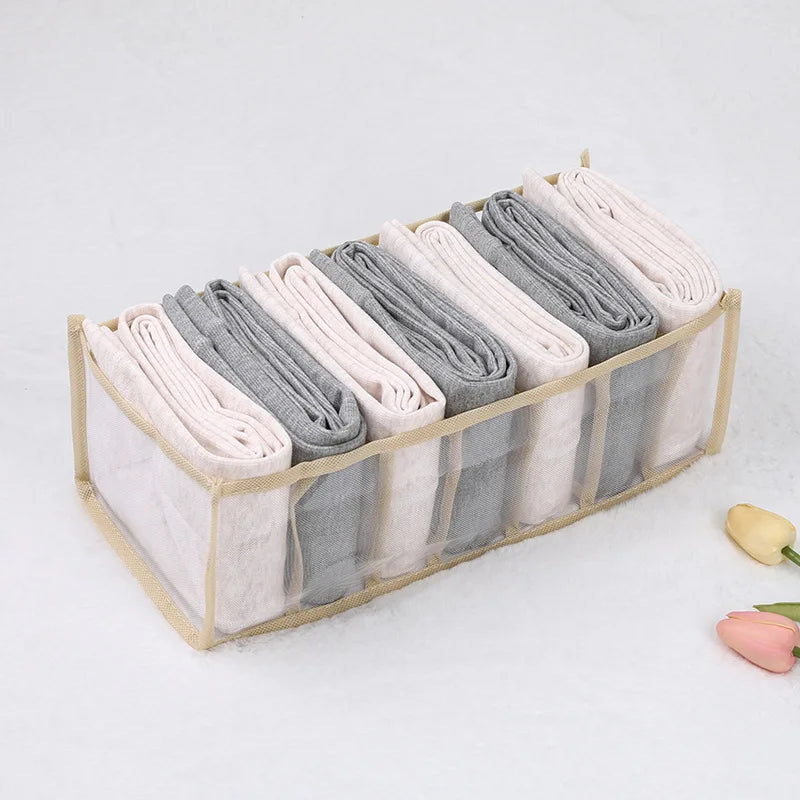 Boîte de rangement multi-compartiments pour T-shirts