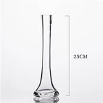 vases modernes violet gris bleu transparent décoration intérieure table contemporain