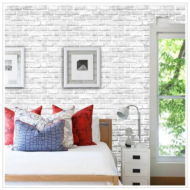 papier peint auto adhésif brique vintage imperméable pvc moderne rustique salon chambre enfant mariage