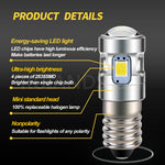 ampoule led e10 500lm 6000k 3000k 12v 4smd 2835 tech argent noir