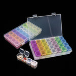 boîte rangement bijoux transparente clips moderne petite boîte précieuses organisation pratique rose violet