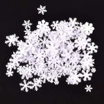 feutre flocons neige blanc non tissé scrapbooking décoration artisanat bricolage fêtes noël appliques 10