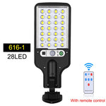 lampe solaire led noire moderne télécommande détecteur mouvement ip65 étanche