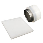 accessoire rideau polonais anneaux boucles métal plastique blanc gris industriel moderne