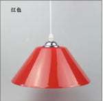 lampe suspendue moderne orange blanc rouge mat pvc plastique cuisine salle manger chambre coucher