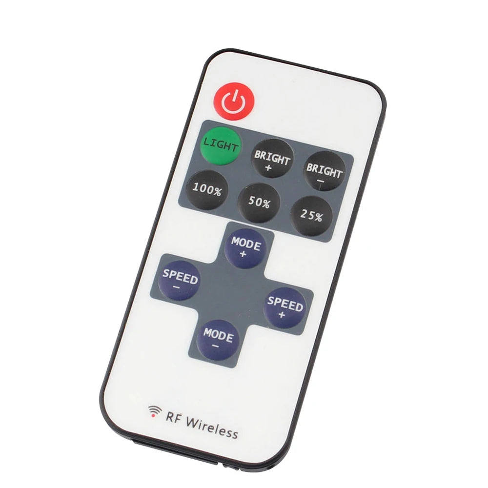 contrôleur led télécommande rf usb 5v 11 boutons noir blanc moderne