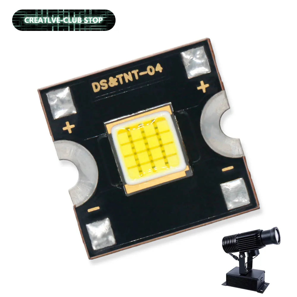 projecteur led cold white 60w 24v 19x19mm carré grille technique đèn trang trí