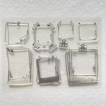 clips transparents scrapbooking decoration album photo papier feuilles pinces dessins caoutchouc vintage transparents