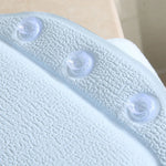 tapis bain bleu clair adhésifs micro structurés moderne respectueux environnement