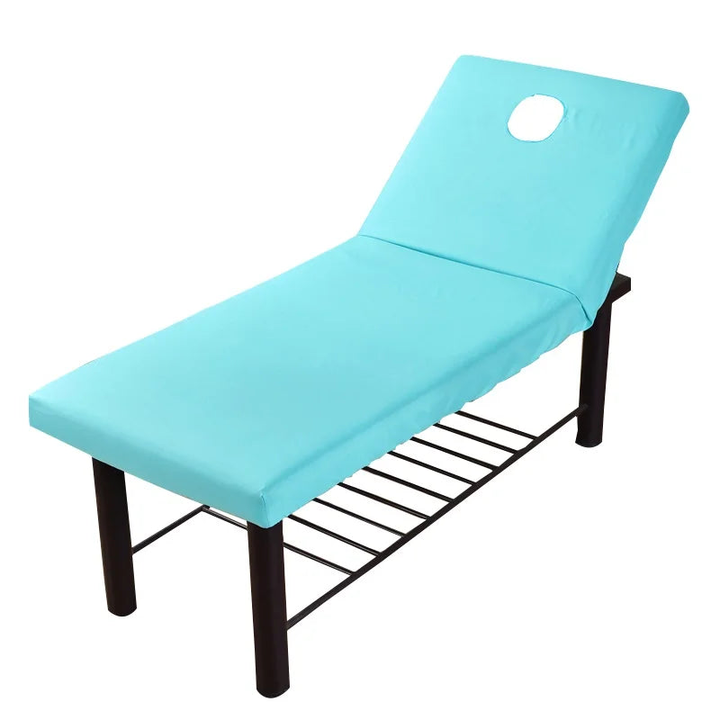 lit massage pliable moderne pieds solides coussin amovible couleur rose blanc gris clair marron