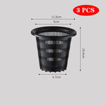 pots fleurs modernes perforés jaune vert orange blanc noir 10cm 12cm 16cm 20cm