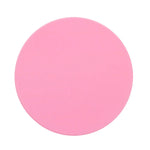 coasters silicone unicolore rose orange vert bleu noir gris blanc modernes imperméables