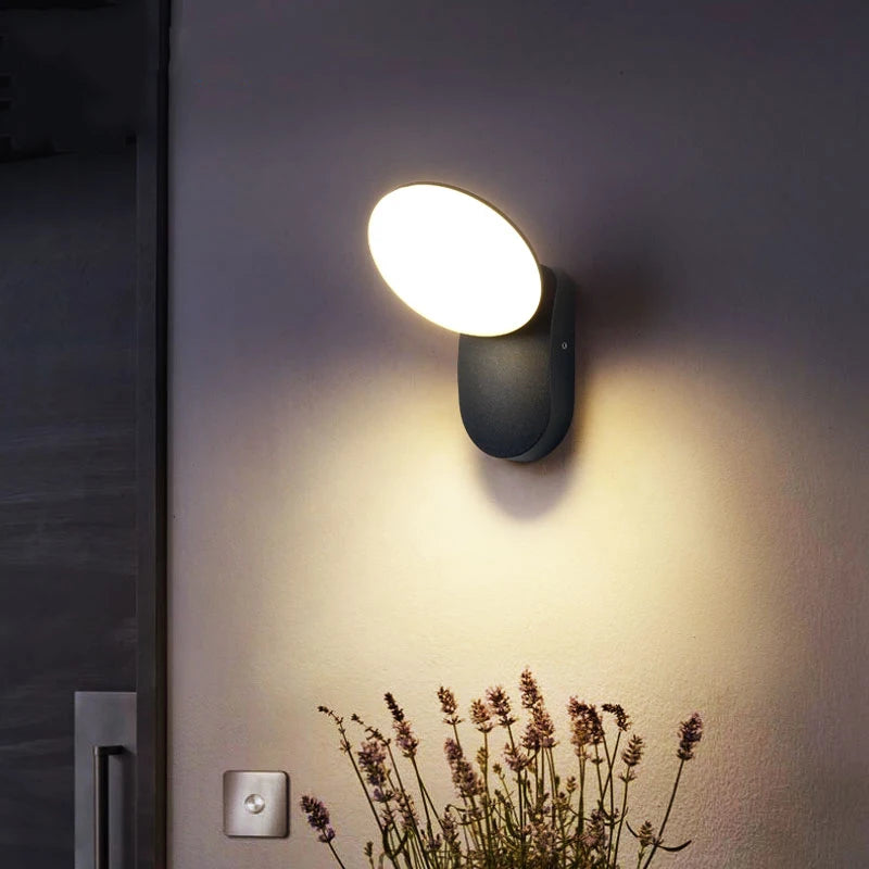 applique murale moderne détecteur mouvement induction lumiere led blanc noir chambre entrée étude salle