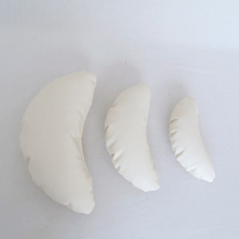 coussins doux velours bébé oreiller photo accessoire pose classique blanc rose beige violet
