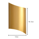 applique murale led moderne or blanc minimaliste fixée mur source lumineuse led 249 2000