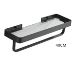 étagères murales modernes vis fixées blanc noir 20cm 50cm variées