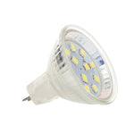 ampoule led mr11 gu4 12v 24v 2w 3w 12leds blanc chaud neutre moderne