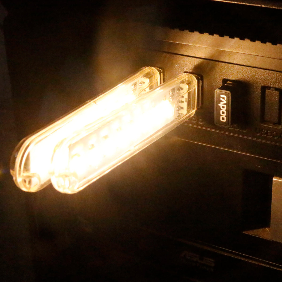 lampe led usb transparente moderne 24led 8led 3led blanc froid chaud 5v