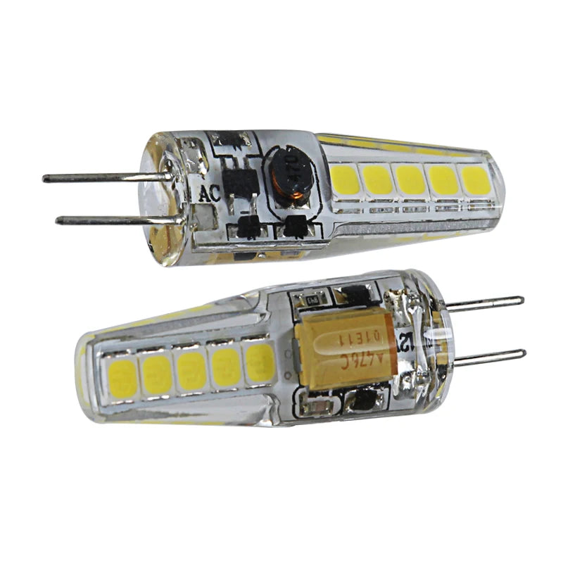 ampoule led g4 transparente jaune carrés lumineux moderne haute luminosité blanc chaud