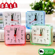 réveil digital bleu rose vert clair minimaux aiguilles montre translucide
