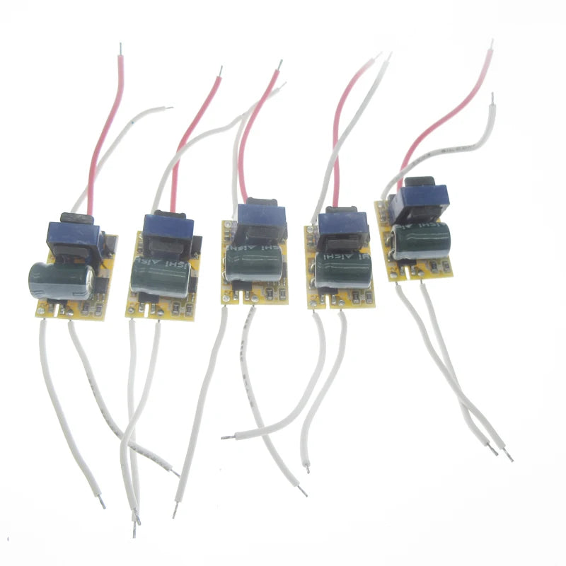 ampoules led 3w 600ma 240v dc3 4v constant current bleu jaune gris blanc circuits