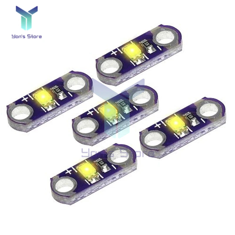 modules led violet transparent imprimés électronique diodes conducteurs électroniques 3v 5v 40ma kit bricolage