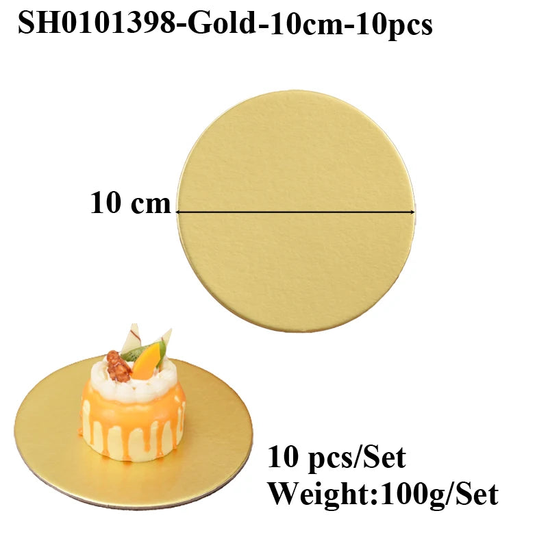 assiettes rondes or unies opaques modernes gâteau dessert présentation écologiques durables