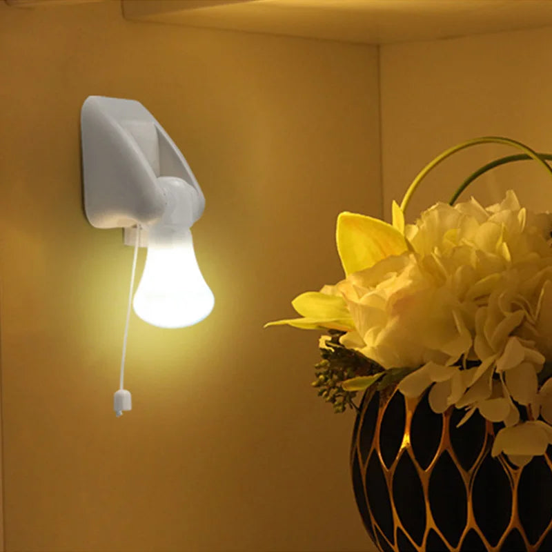 lampe mur adhésive blanche moderne veilleuse led batterie sèche urgence chambre cordon alimentation fixe