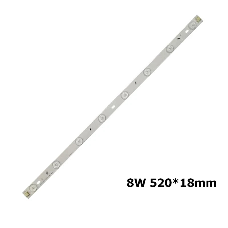bande led 6w 8w 220mm 310mm 400mm 520mm blanc warm white modernes connecteurs
