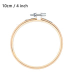 anneaux broderie bambou vis serrage classique différents diamètres cross stitch frame outils couture