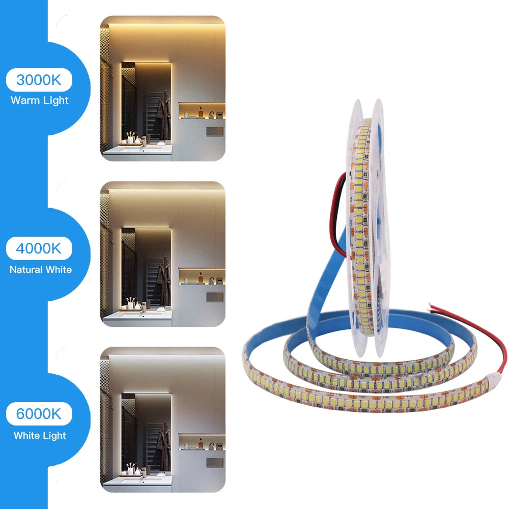 ruban led blanc adhésif 12v 24v ip21 ip65 ip67 240leds modernes salon